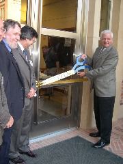 Cutting the ribbon.JPG